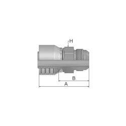 Connection pin JIC 3/4x16 DN10