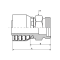 Connection pin M16x1.5 DN8