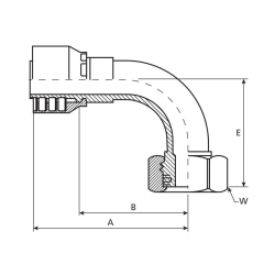 48SERIES 3/4&quot;INSERTXM36 90*(F)