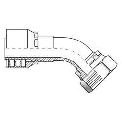 48SERIES 1"X1.7/16"ORFS 135*-F