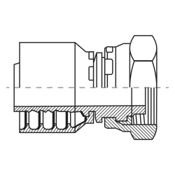 48SERIES INSERT 1/4"XM20 (F)