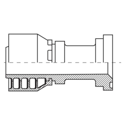 48SERIES INSERT 1/2"X1/2"SAE