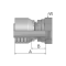 70SERIES INSERT 3/4"X1"BSP-F