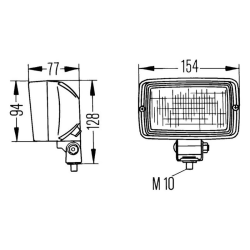 Arbeitsscheinwerfer 1GA006876-147