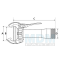 Coupling piece thread Perrot 50 x 2"