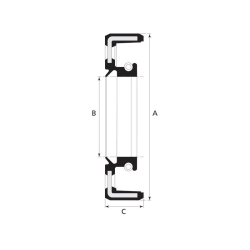 Shaft seal 165 X 195 X 11.5/16.5