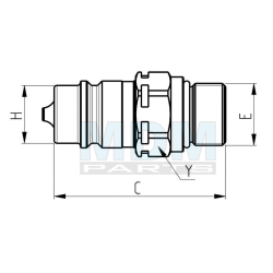 Connector - M24x1.5 - CPV-CNV series