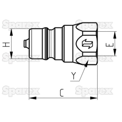 COUPLING 3/8 MLPK1 APAK