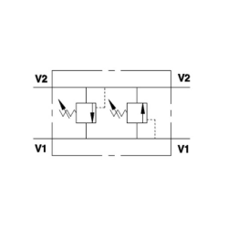 3/8 Cross Line Relief Valve