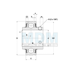 CUC205 NTN Bearing