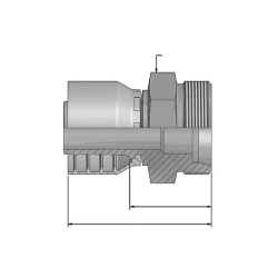 48SERIES 3/8&quot; X M20 FEM