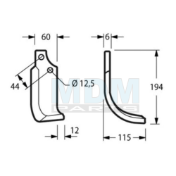 BLADE MASCHIO RH