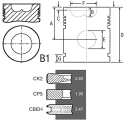 PISTON REF. NO. 04501348