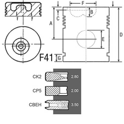 PISTON REF. NO. 04501353