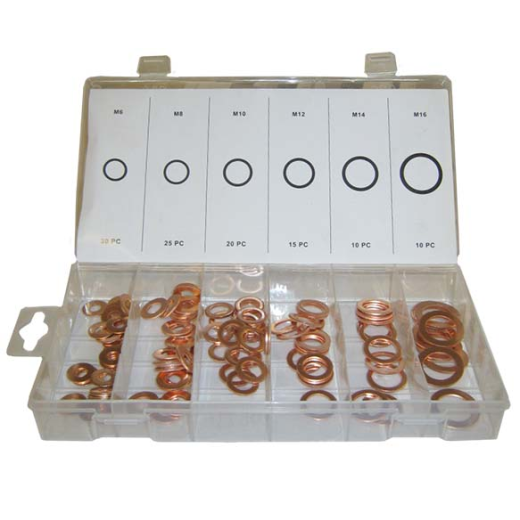 Copper Washers Metric Kit