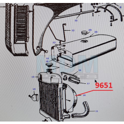 Luftleitblech für Kühler Massey Ferguson®...