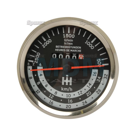 Traktormeter Case (bis 32Km/h) 100 mm Durchmesser