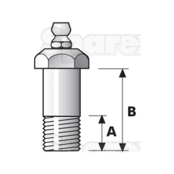 Grease nipple 1/4