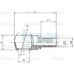 BANJO INS 1 &quot;X1&quot; BSP