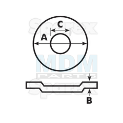 DISC-GRINDING-METAL-100MM DISH