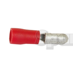 Cable lug 4.0mm red (100)