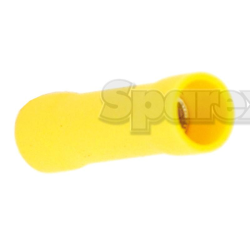 Cable lug 5.0mm yellow (50)