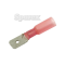 Cable connector red (10)