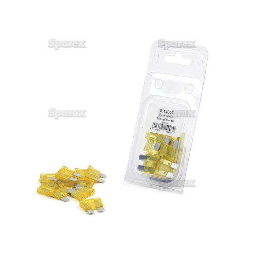 AGRIPAK 10 X 20 AMP BLADE FUSE