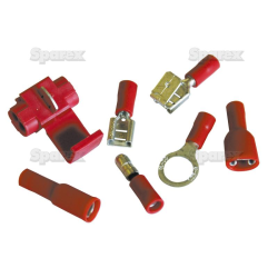 Cable connector assortment red 0.5-1.5