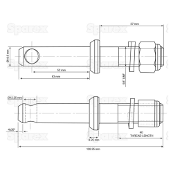 Bolzen für Stabilisator