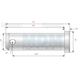 Cotter pin for joint piece JD