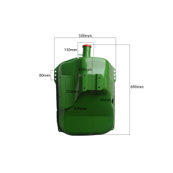 Kraftstofftank f&uuml;r John Deere Ref. Teile Nummer(n): AR72910, AL24219