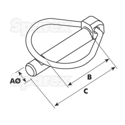 AGRIPAK L / PIN SAFETY 7.5 MM