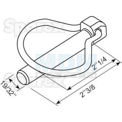 Cotter pin Agripack (33014)