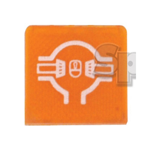 Button symbol (orange / differential)