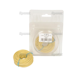 Cable 1-pole 1mm yellow 10 meters pack