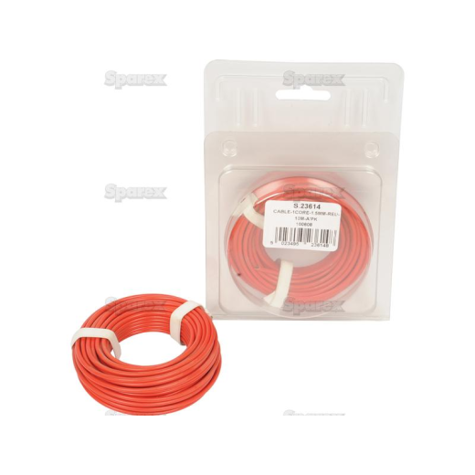 Cable 1-pole 1mm red 10 meter pack