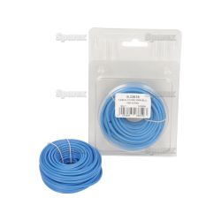 Cable 1-pole 2mm blue 10 meter pack