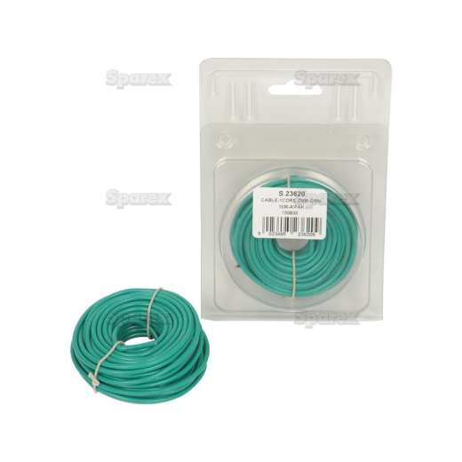 Cable 1-pole 2mm green 23621 10 meter pack