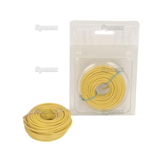 Cable 1-pole 2mm yellow 10 meter pack