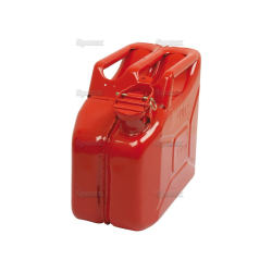 Canister 10 liter metal red flat design