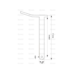 Bolt for drawbar