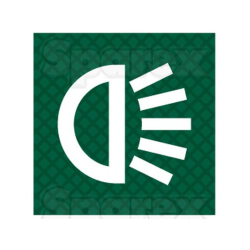 Button symbol (green / light)