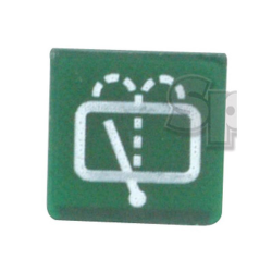 Button symbol (green / windscreen washer)