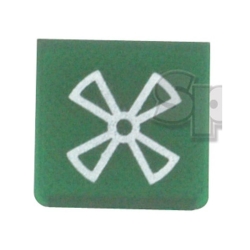 Button symbol (green / ventilation)