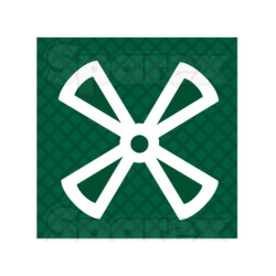 Button symbol (green / ventilation)