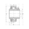 Bearing insert UCX 07