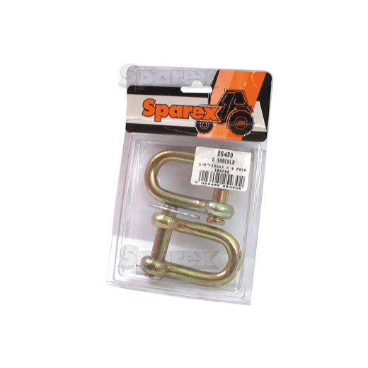 D SHACKLE 1/2(13MM) X 2 PACK