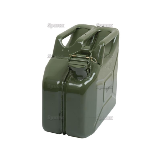 Canister 10 liters metal green