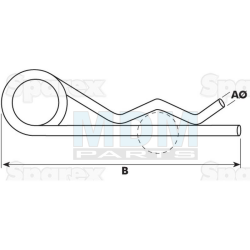 Cotter pin 2mm Agripak